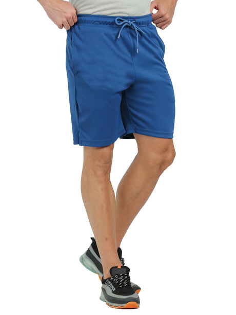 Flare Active Shorts for Men (Royal Blue) | Synco