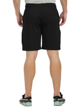 Synco Flare Active Shorts for Men (Black)