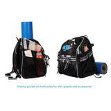 Champion Soccer Black White |Football Kitbag Bags|Basketball Volleyball Throwball Equipment Backpack |Football & Helmet Pocket |Exercise Mat Holder|Gym |Access Pockets|Sports Men Boys Bag