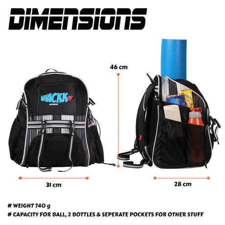 Champion Soccer Black White |Football Kitbag Bags|Basketball Volleyball Throwball Equipment Backpack |Football & Helmet Pocket |Exercise Mat Holder|Gym |Access Pockets|Sports Men Boys Bag