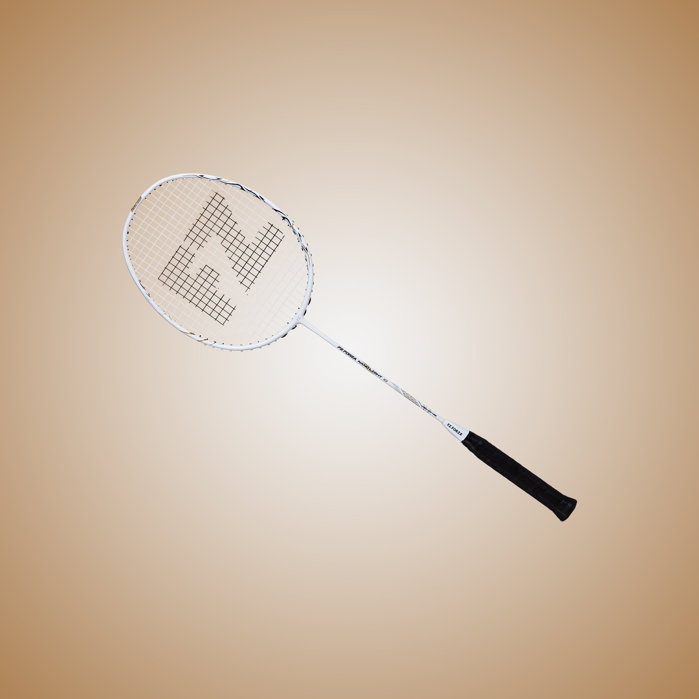 Nano Light 10 Unstrung Badminton Racket (White) - 5U/G5