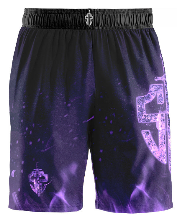 SASIB Inferno MMA Shorts - Purple
