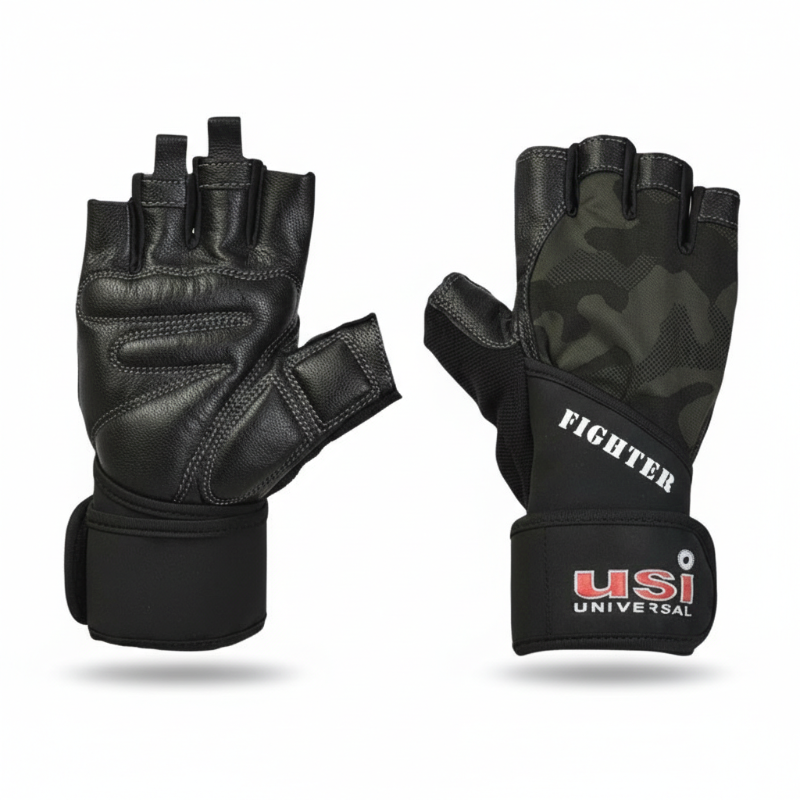 USI 733F FIGHTER FITNESS GLOVES - Fitness Equipment