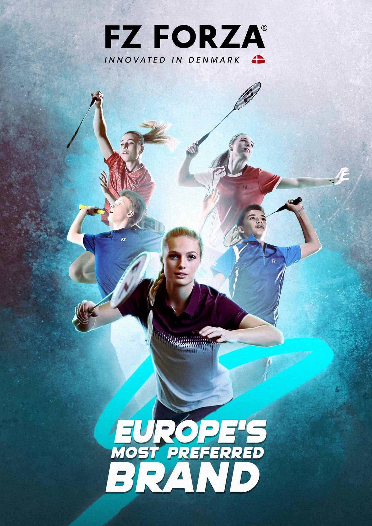 Furious 76 F Badminton Racket ( Blue Aster )