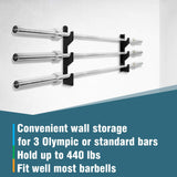 Kobo GA-12 Wall Horizontal Barbell Stand