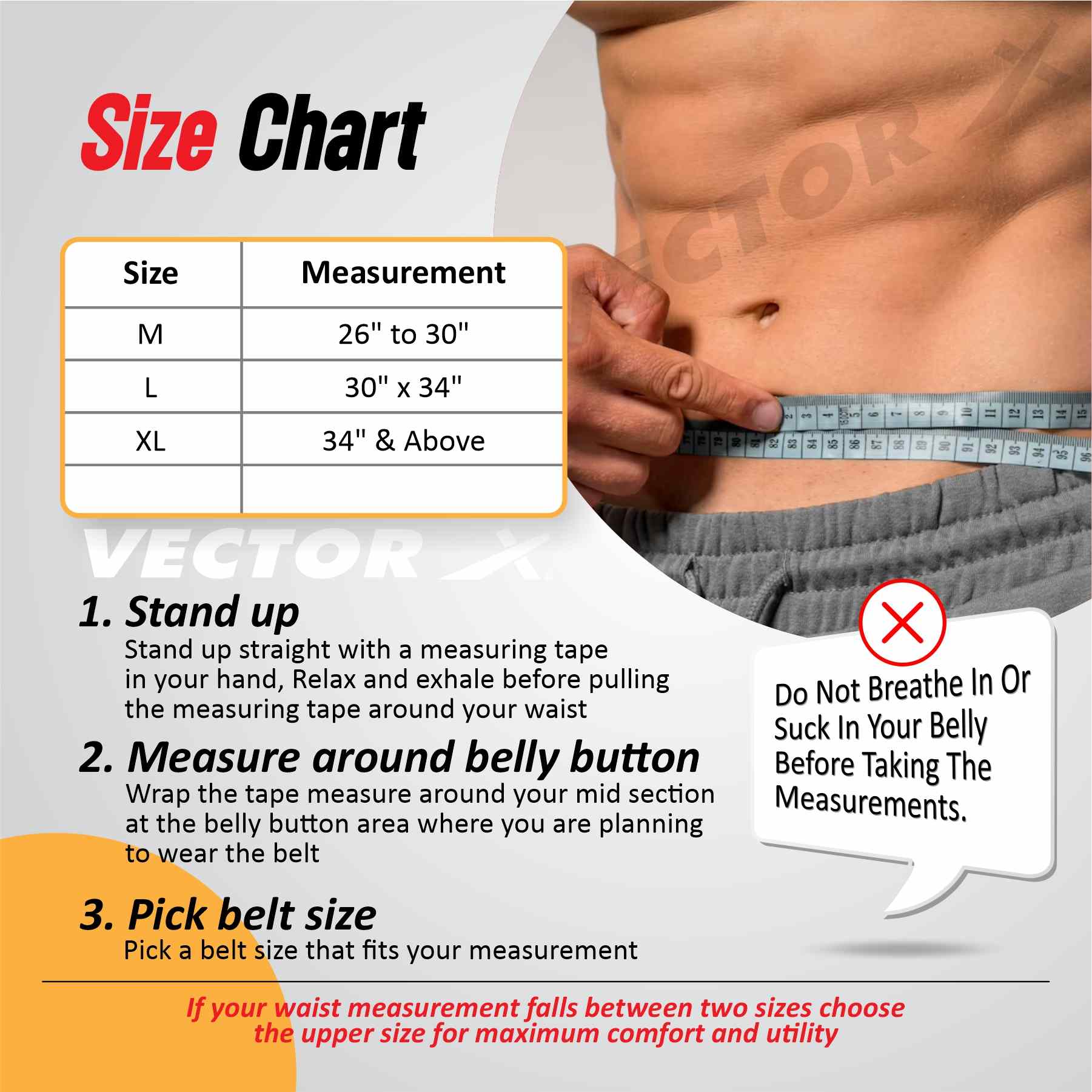 Vector X Champion Weight Lifting Leather Belt for Exercise,Gym,Fitness