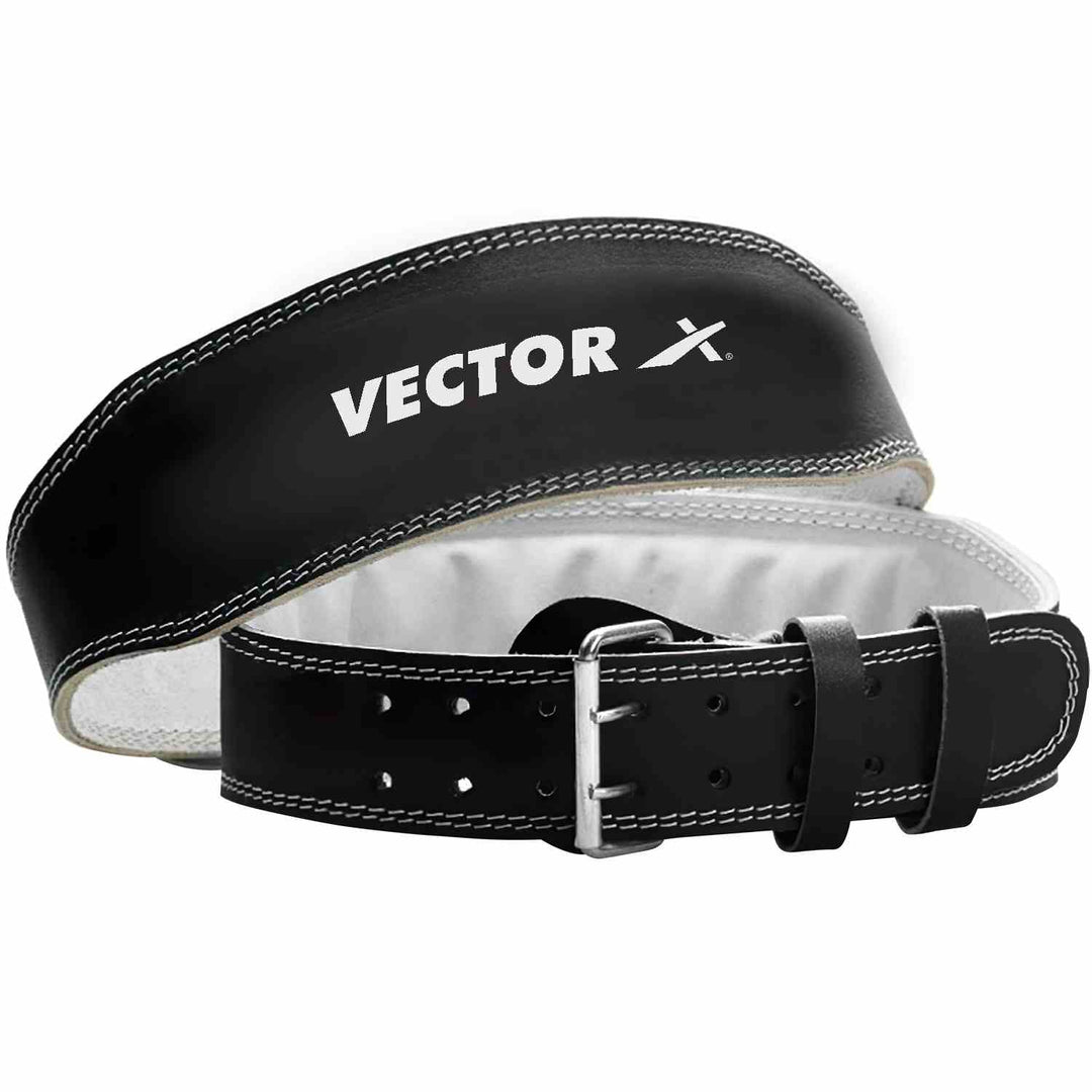 Vector X Champion Weight Lifting Leather Belt for Exercise,Gym,Fitness