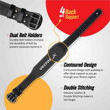 Vector X Power 2.5 Layer Premium Super Weight Lifting Belt for Men and Women | Body Fitness Gym Back Support Weightlifting Belt | Unisex | Adjustable Buckle | Power Training Gym Equipment