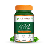 Ginkgo Biloba 120mg Cognitive Wellness, Focus & Circulation Support - Nutrition by Pure Nutrition