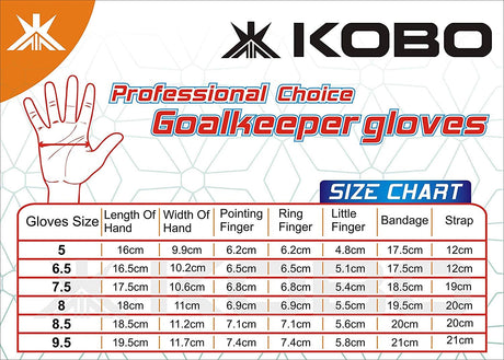 Kobo GRIPPER Football Goal Keeper Gloves | Kobo