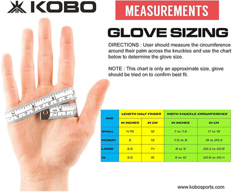 Kobo WTG-80 Gym Gloves with Wrist Support | Kobo