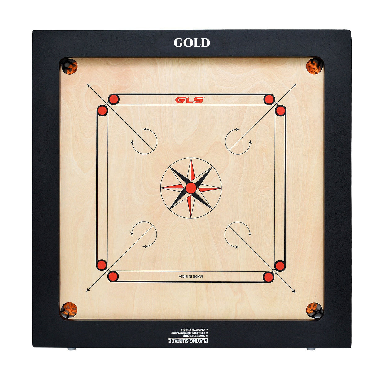 GLS Gold Carrom Board