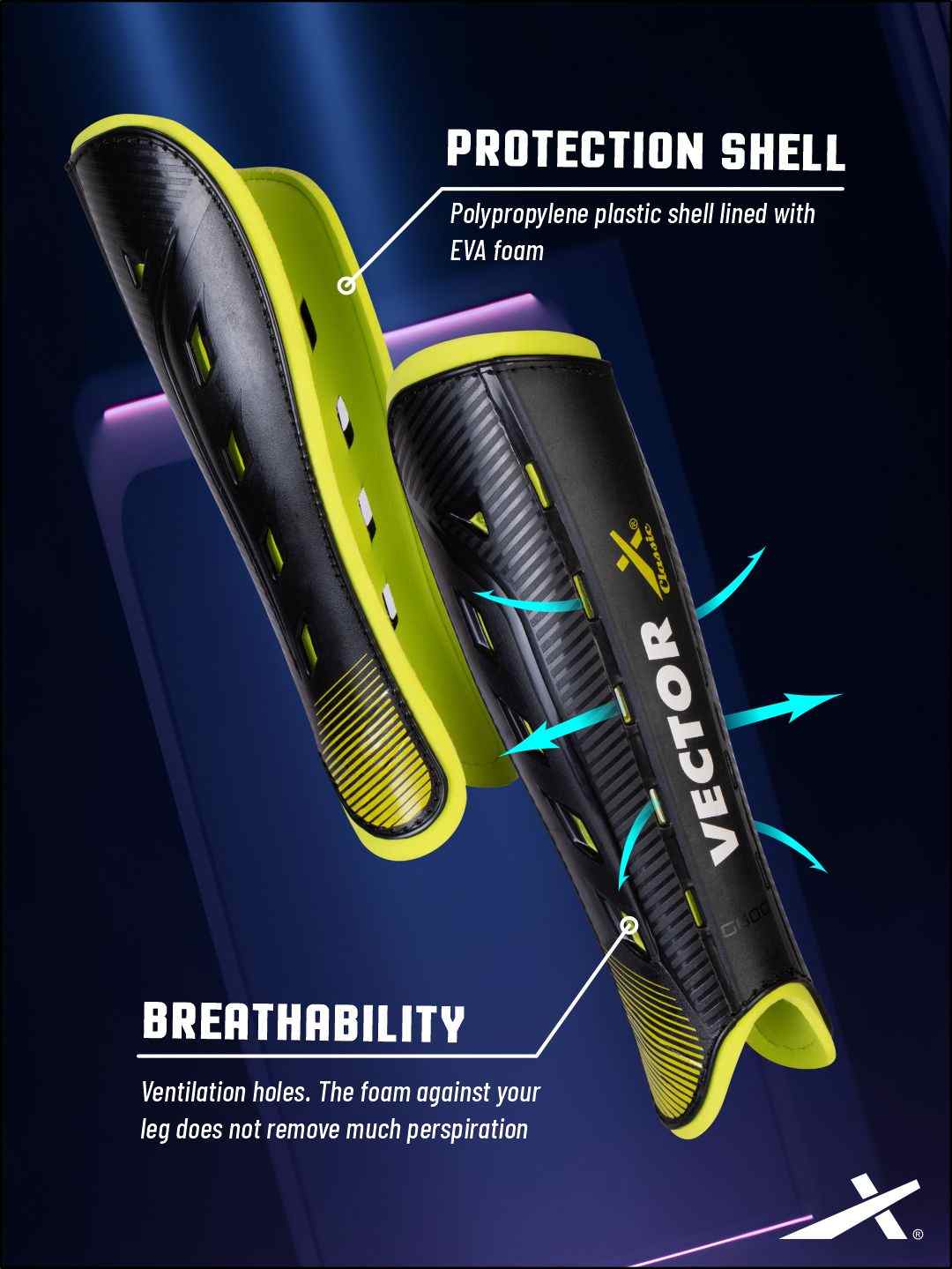 Vector X CLASSIC Hockey Shin Guard