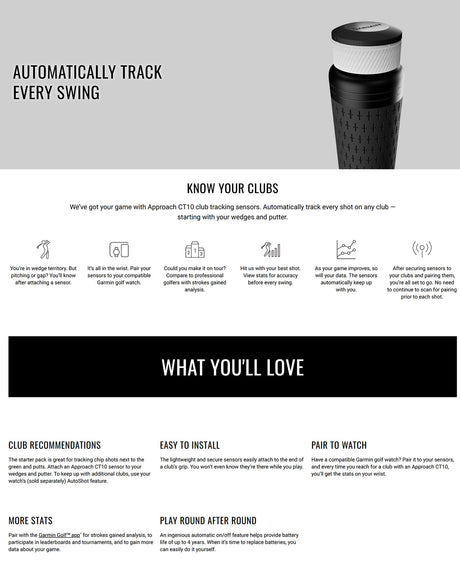 Garmin Approach CT10 Automatic Tracking System - Starter Pack