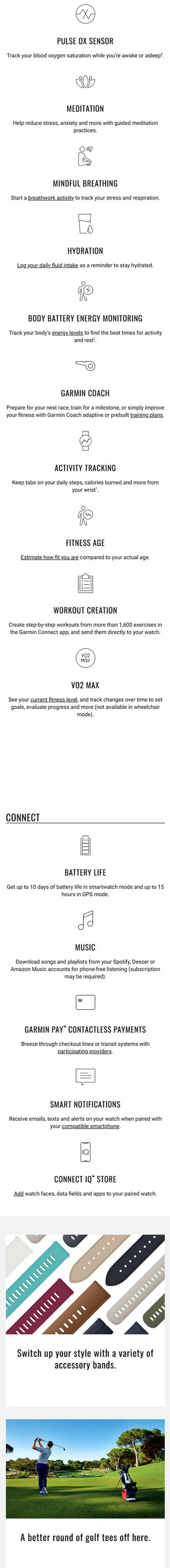 Garmin Approach S50 Smartwatch