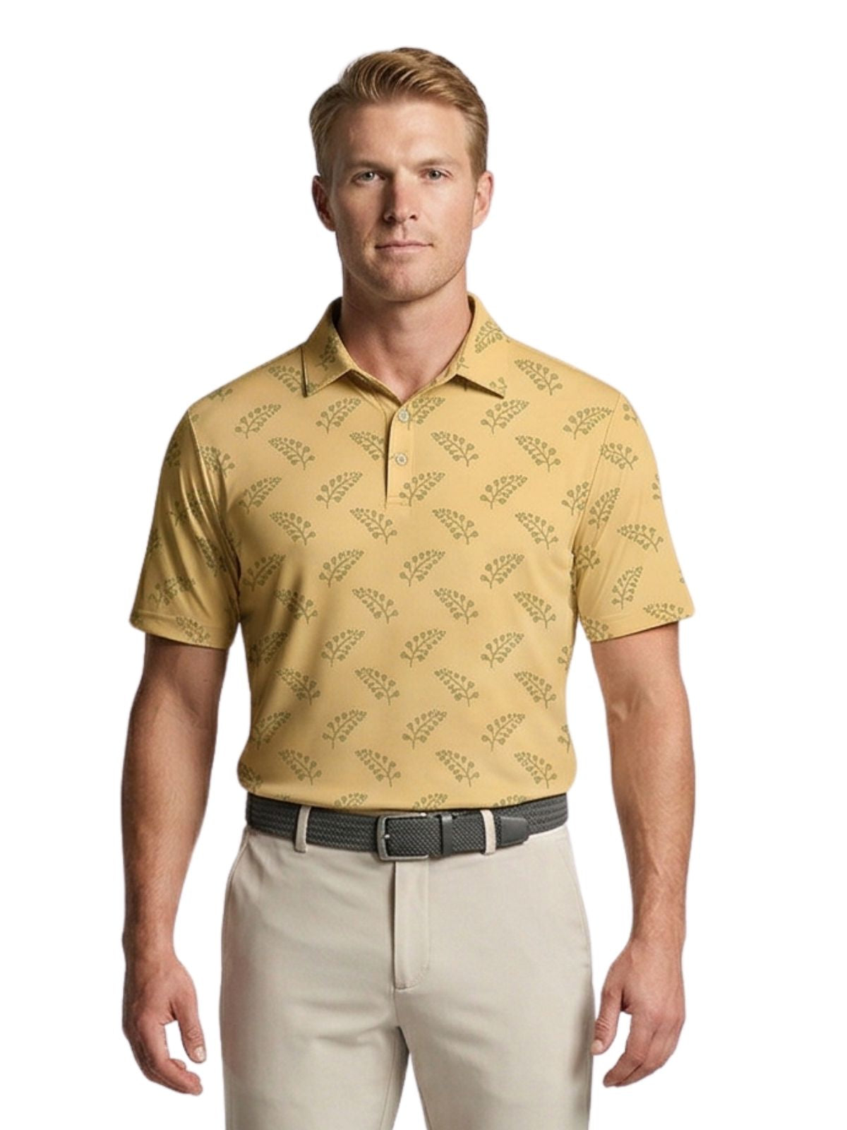Men’s Golf T-Shirt – 100% Polyester | Breathable Moisture-Wicking Sports Tee