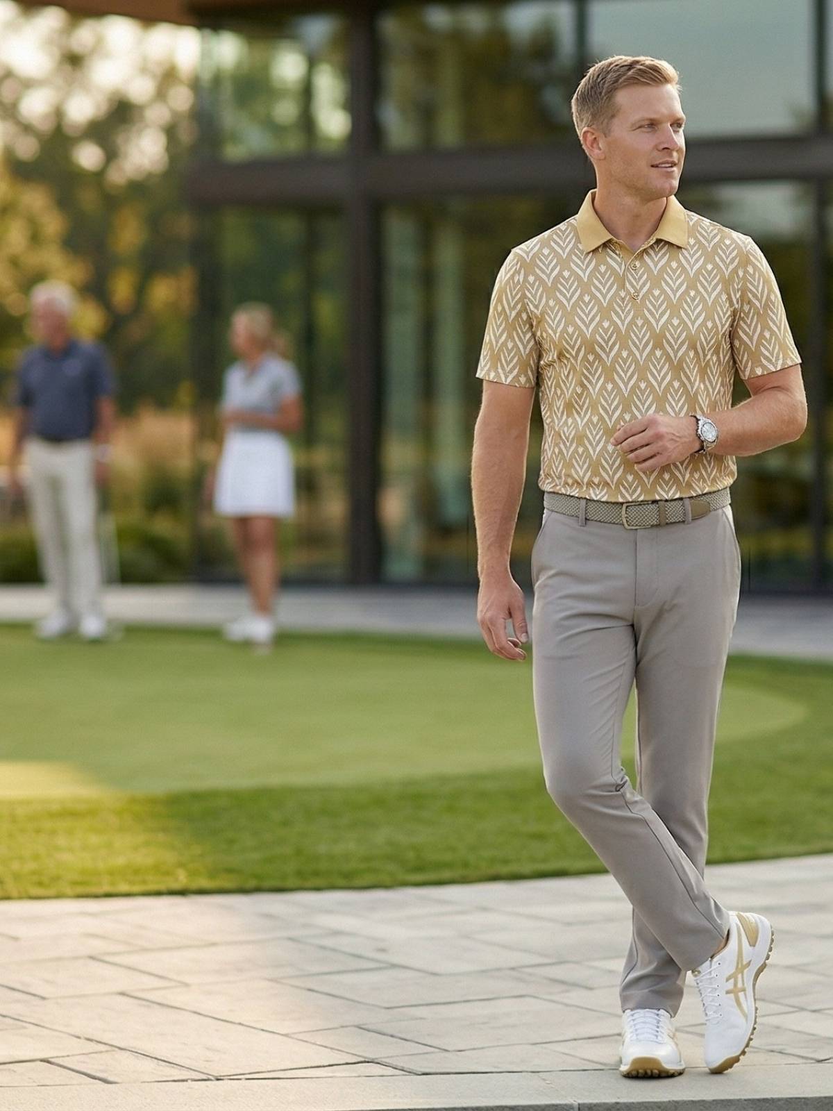 Sublimated Golf T-Shirt – Men’s Breathable Sportswear for Training & Daily Use