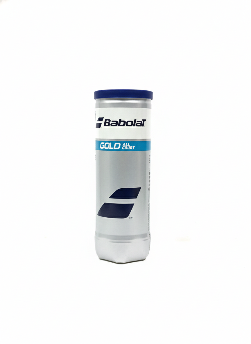 Babolat Gold All Court Tennis Ball Can (3 Balls)