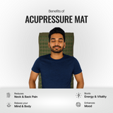 3 Fold Acupressure Therapy mat (Carry bag included)