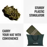 3 Fold Acupressure Therapy mat (Carry bag included)