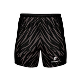 Men’s Exercise Shorts Quick Dry Athletic Workout Gym Shorts with Zipper Pockets