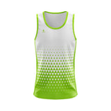 Printed Mens Sleeveless Polyester Gym Fit Vest Workout Tank Top