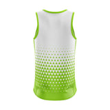 Printed Mens Sleeveless Polyester Gym Fit Vest Workout Tank Top
