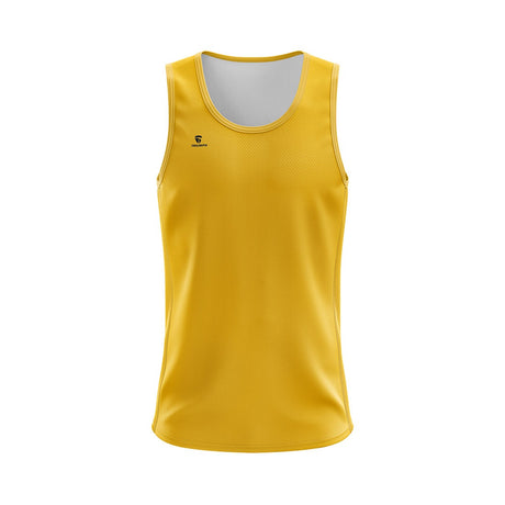 Men’s Classic Gym Singlet | Gold Yellow Tank Top Vest | Triumph
