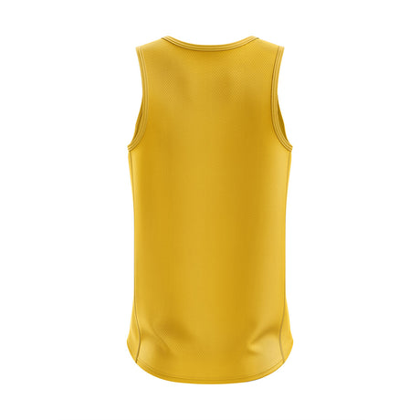 Men’s Classic Gym Singlet | Gold Yellow Tank Top Vest | Triumph