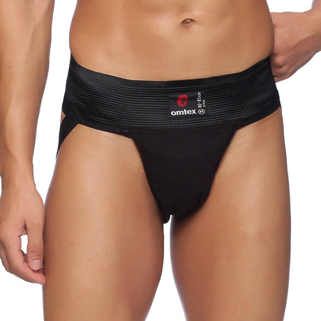 Gym Jockstrap Supporter Black P2 | Omtex