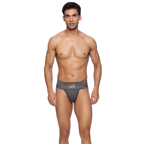 Gym Jockstrap Supporter Grey P2 | Omtex