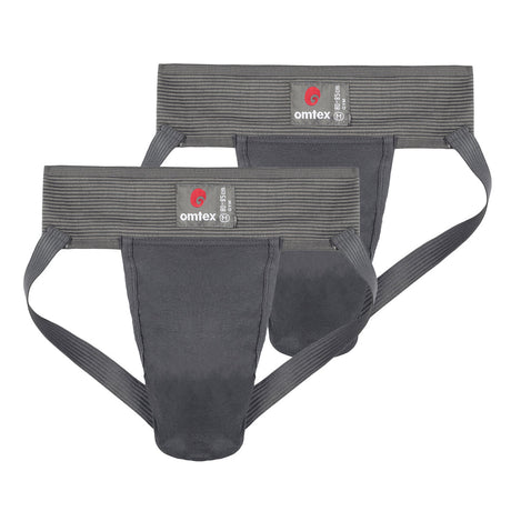 Gym Jockstrap Supporter Grey P2 | Omtex
