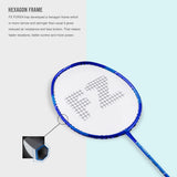 Power 488M Strung Attacking Badminton Racket (Sky Blue) - 3U/G5