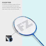 Light 10.1 Strung Badminton Racket (Blue Fish)- 4U/G5