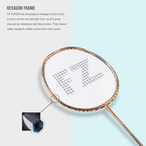 Light 11.1 Stiff Strung Defensive Badminton Racket(Rich Gold)-4U/G5