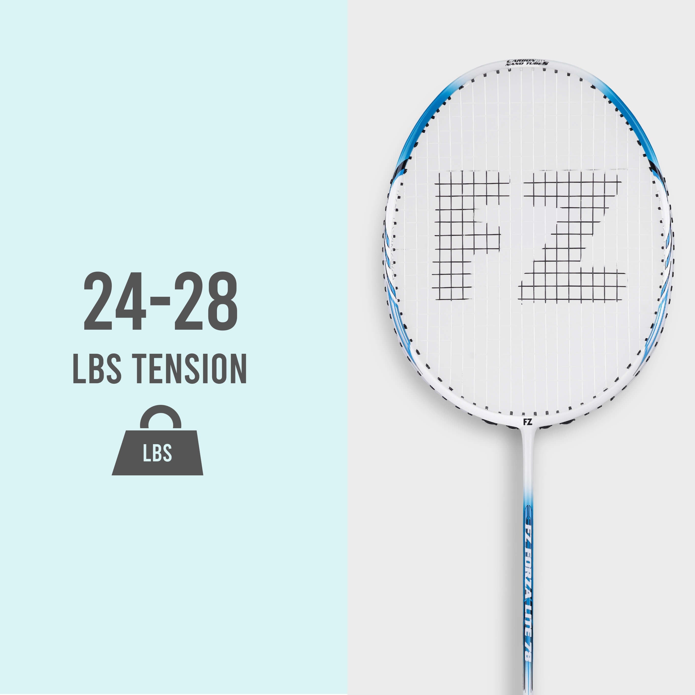 Lite 78 Strung Badminton Racket (Scuba Blue)- 5U/G4