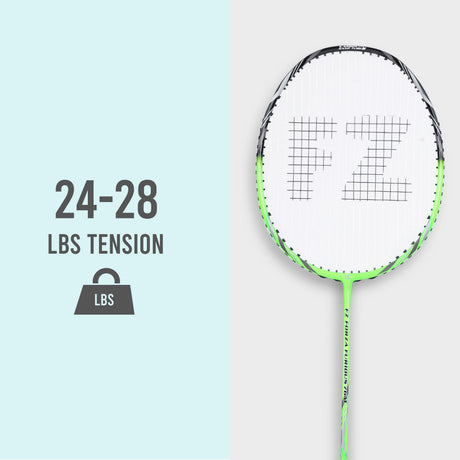 Furious 76 M Strung Badminton Racket ( Bright Green) - 3U/G5