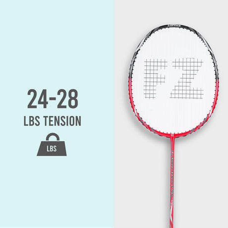 Furious 76 S Strung Badminton Racket (Chinese Red)