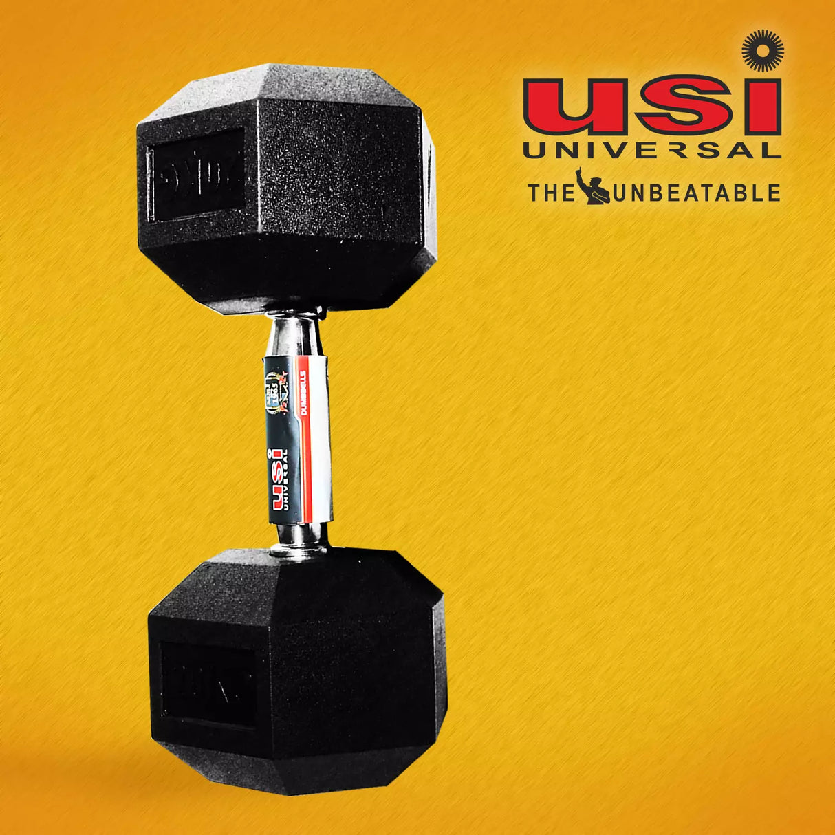 USI HDB Hexagon Rubber Dumbbell
