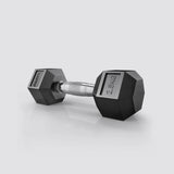 Kobo Imported Hex Rubber Dumbbell