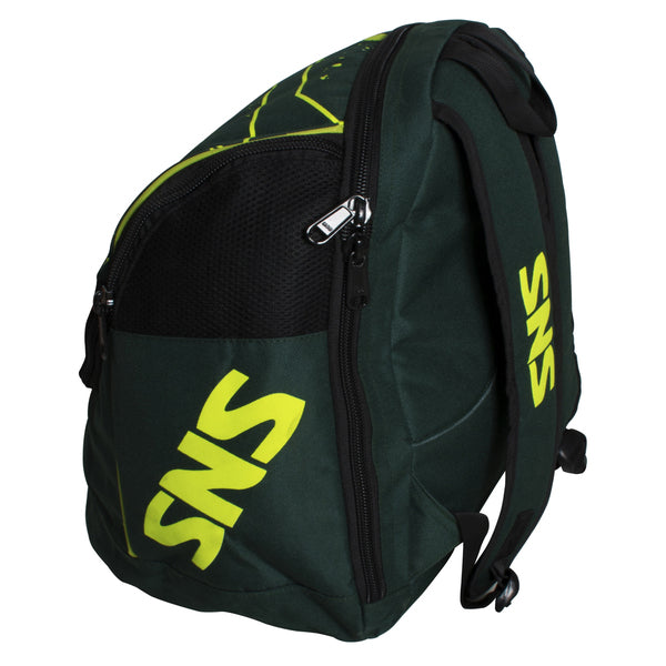 SNS Compact Backpack Bag For Hockey And Other Sports – BOTTLE GREEN