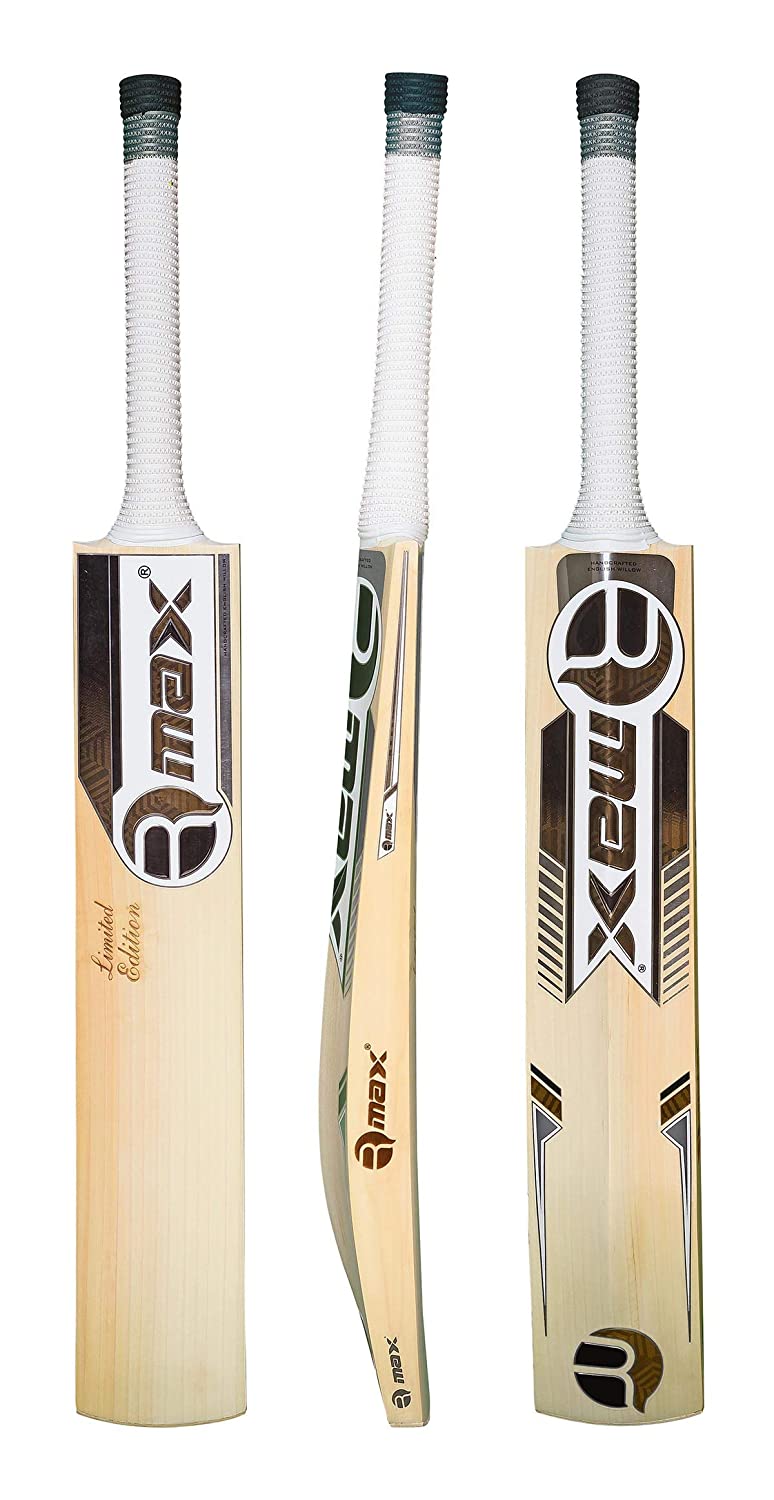 RMax English Willow Limited Edition Leather Ball Cricket Bat with Bat Cover | Kibi Sports