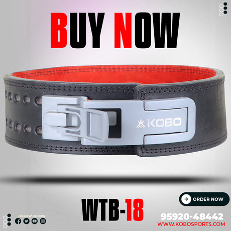 Kobo 13 mm WTB-18 Lever Gym Belt | Kobo