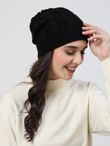 Invincible Unisex Winter Woolen Beanie Cap for Men & Women
