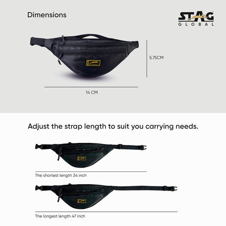 STAG GLOBAL Flex Side Bag – Versatile Crossbody Chest Bag with Adjustable Strap for Men & Women (Model 2)