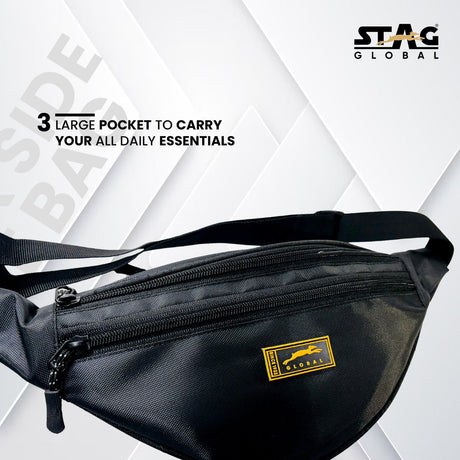 STAG GLOBAL Flex Side Bag – Versatile Crossbody Chest Bag with Adjustable Strap for Men & Women (Model 2)