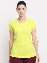 Invincible Women’s Gym Yoga Solid Tee