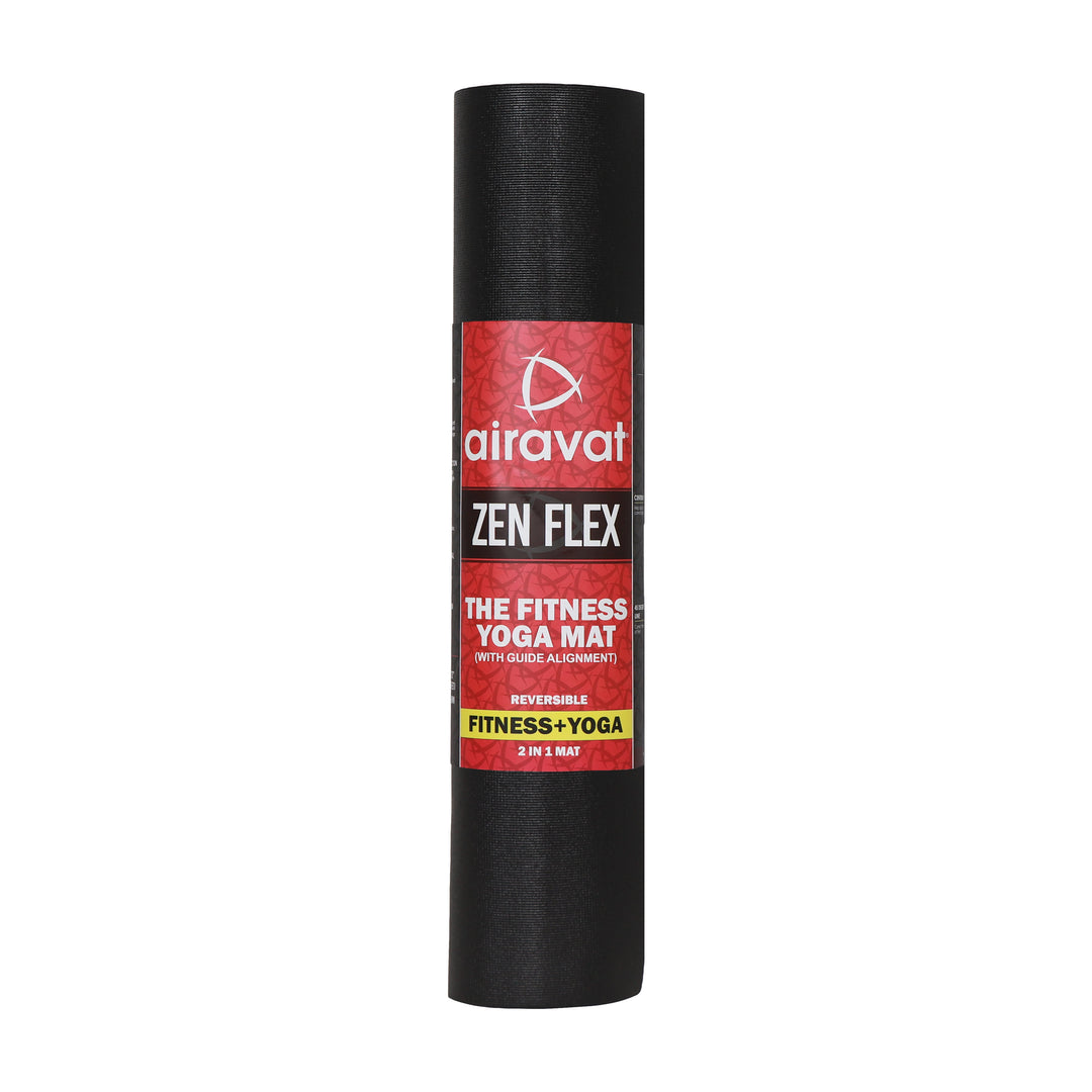 ZEN FLEX 6MM YOGA MAT (GUIDE ALIGNMENT) WITH BAG