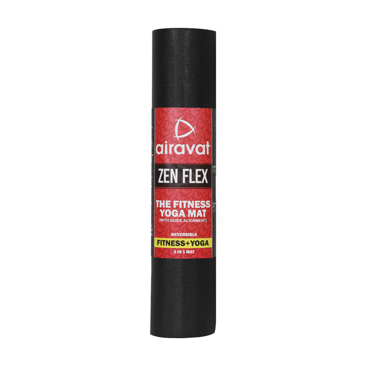 ZEN FLEX 6MM YOGA MAT (GUIDE ALIGNMENT) WITH BAG
