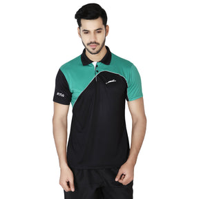 STAG GLOBAL Spin  Men's  Polo Sports T-Shirt | Athletic Fit | Breathable Performance Wear